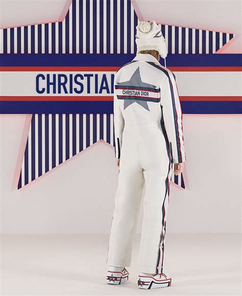 christian dior snow suit|dioralps white ski suit.